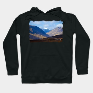 Looking towards Glen Etive, Scotland Hoodie